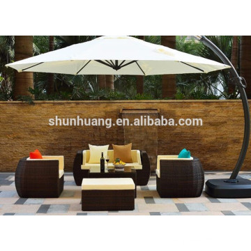 aluminum frame cheap rattan sofa furniture garden rattan sofa